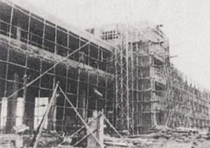 昭和41年工事中の2号館